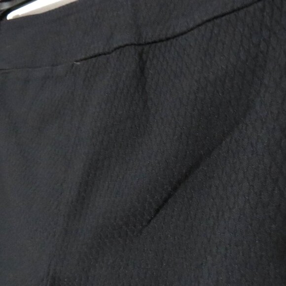 Jules & Leopold Black Diamond-Textured Slim Stretch Pull-On Trousers Size Small - Picture 4 of 8